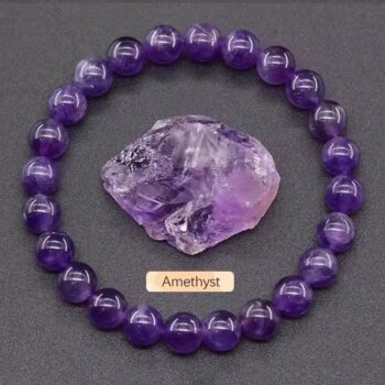 Natural Healing Crystal Amethyst Bracelet