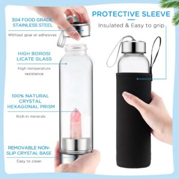Multipurpose Healing Crystal water bottle
