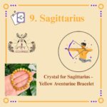 9. Dhanu Rashi Crystal | Sagittarius Zodiac Sign Crystal | Yellow Aventurine Bracelet