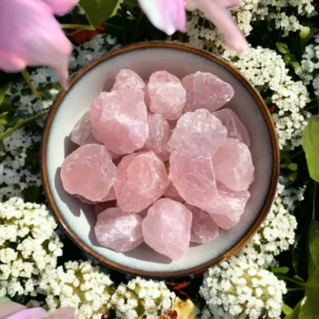 Raw Rose Quartz Cluster