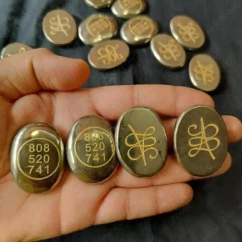 Pyrite Zibu Coin | innerhealingwithpooja