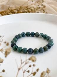 Moss agate bracelet | innerhealingwithpooja