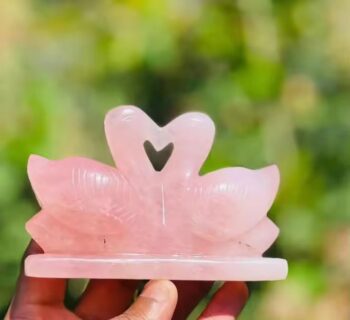 LOVE BIRDS 🦢 Rose quartz dove