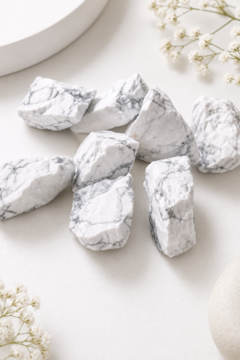 Raw Natural Howlite - Healing, Sleep, Peace, Calmness