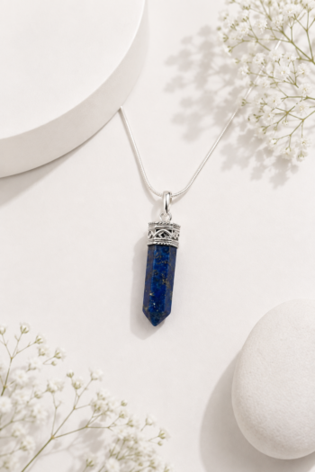 Lapis Lazuli Pencil Pendant (Wisdom, Truth, Intuition)