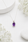 Amethyst Pendant (Overthinking, Stress, Anxiety)