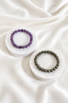 Money Attraction & Stress Relief Combo — Pyrite + Amethyst