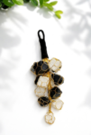 Black Tourmaline & Selenite Hanging – Protection & Cleansing