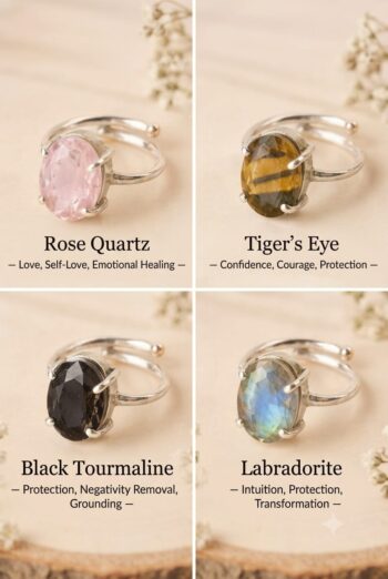 Crystal Ring – Natural Gemstone Everyday Ring