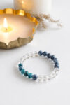 Weight Loss Bracelet – Blue Apatite, Clear Quartz & Sodalite