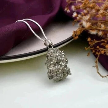 Raw Pyrite Pendant – Wealth & Confidence