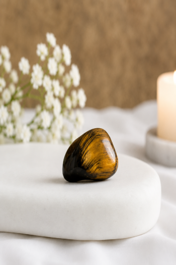 Tiger Eye Tumble (Confidence, Courage, Protection)